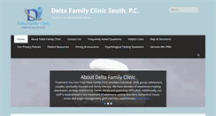 Desktop Screenshot of deltafamilyclinicsouth.com